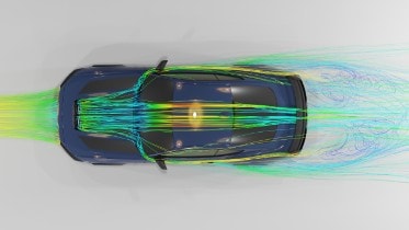 Aero Visualization: Mustang Dark Horse